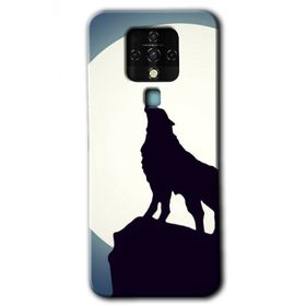 Tecno Camon 16 Dolunay Bozkurt Baskılı Uyumlu Silikon Kılıf