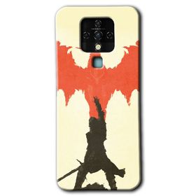 Tecno Camon 16 Dragon Hunter 1 Baskılı Uyumlu Silikon Kılıf