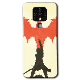 Tecno Camon 16 Dragon Hunter 1 Baskılı Uyumlu Silikon Kılıf