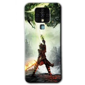 Tecno Camon 16 Dragon Hunter Baskılı Uyumlu Silikon Kılıf