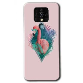 Tecno Camon 16 Flamingo Baskılı Uyumlu Silikon Kılıf