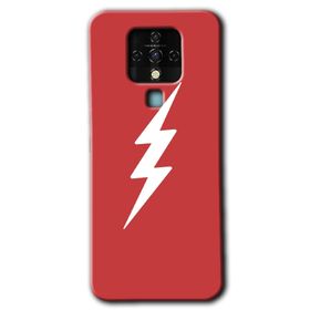 Tecno Camon 16 Flash Logo Baskılı Uyumlu Silikon Kılıf