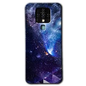 Tecno Camon 16 Galaksi Baskılı Uyumlu Silikon Kılıf