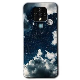 Tecno Camon 16 Gece Gökyüzü Baskılı Uyumlu Silikon Kılıf