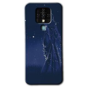 Tecno Camon 16 Gecenin Kraliçesi Baskılı Uyumlu Silikon Kılıf