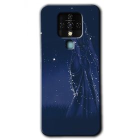 Tecno Camon 16 Gecenin Kraliçesi Baskılı Uyumlu Silikon Kılıf