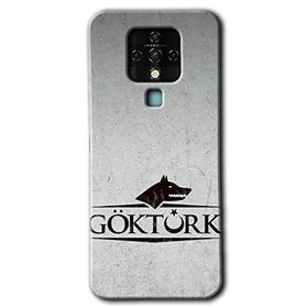 Tecno Camon 16 Göktürk Baskılı Uyumlu Silikon Kılıf