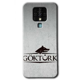 Tecno Camon 16 Göktürk Baskılı Uyumlu Silikon Kılıf