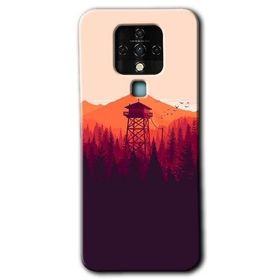Tecno Camon 16 Gözlem Kulesi Baskılı Uyumlu Silikon Kılıf