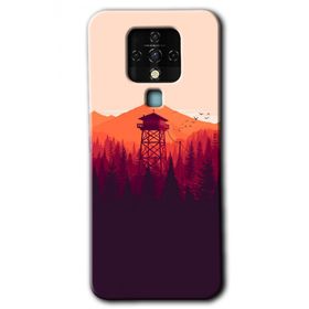 Tecno Camon 16 Gözlem Kulesi Baskılı Uyumlu Silikon Kılıf