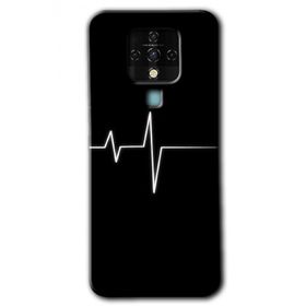 Tecno Camon 16 Heart Rytm Baskılı Uyumlu Silikon Kılıf
