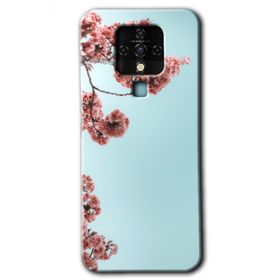 Tecno Camon 16 Japon Çiçeği Baskılı Uyumlu Silikon Kılıf