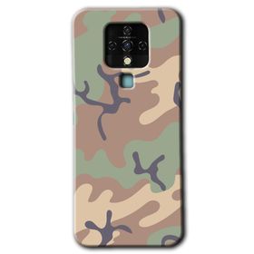 Tecno Camon 16 Kamuflaj 29 Baskılı Uyumlu Silikon Kılıf