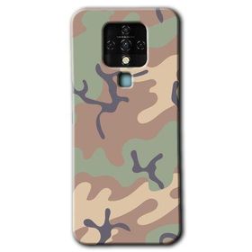 Tecno Camon 16 Kamuflaj 29 Baskılı Uyumlu Silikon Kılıf