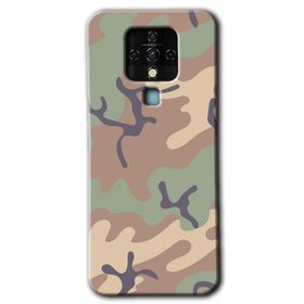 Tecno Camon 16 Kamuflaj 29 Baskılı Uyumlu Silikon Kılıf