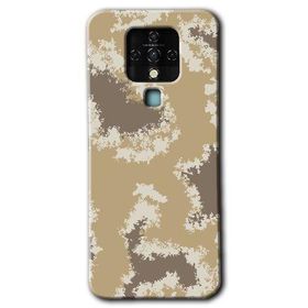 Tecno Camon 16 Kamuflaj 33 Baskılı Uyumlu Silikon Kılıf