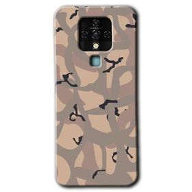 Tecno Camon 16 Kamuflaj 6 Baskılı Uyumlu Silikon Kılıf