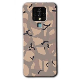 Tecno Camon 16 Kamuflaj 6 Baskılı Uyumlu Silikon Kılıf