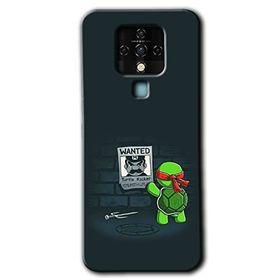 Tecno Camon 16 Kaplumbağa Avcısı Baskılı Uyumlu Silikon Kılıf
