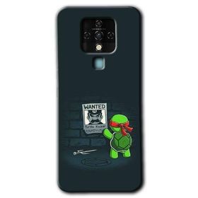 Tecno Camon 16 Kaplumbağa Avcısı Baskılı Uyumlu Silikon Kılıf