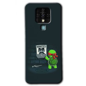 Tecno Camon 16 Kaplumbağa Avcısı Baskılı Uyumlu Silikon Kılıf