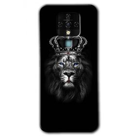 Tecno Camon 16 King Lion Baskılı Uyumlu Silikon Kılıf