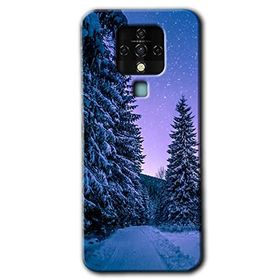 Tecno Camon 16 Kış Manzarası Baskılı Uyumlu Silikon Kılıf