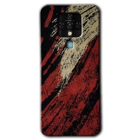 Tecno Camon 16 Kumaş Deseni 6 Baskılı Uyumlu Silikon Kılıf