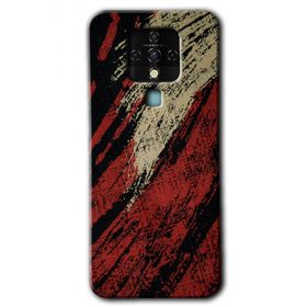 Tecno Camon 16 Kumaş Deseni 6 Baskılı Uyumlu Silikon Kılıf