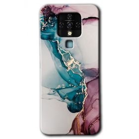 Tecno Camon 16 Liquid Mermer Baskılı Uyumlu Silikon Kılıf