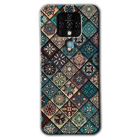 Tecno Camon 16 Mandala Desen Baskılı Uyumlu Silikon Kılıf