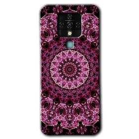 Tecno Camon 16 Mandala Patterns Kaleidoscope Baskılı Uyumlu Silikon Kılıf