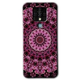 Tecno Camon 16 Mandala Patterns Kaleidoscope Baskılı Uyumlu Silikon Kılıf