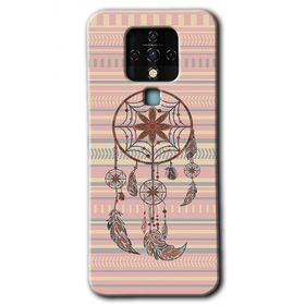 Tecno Camon 16 Mandala Retro Baskılı Uyumlu Silikon Kılıf