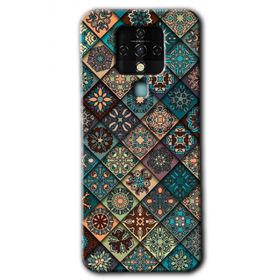 Tecno Camon 16 Mat Mandala Baskılı Uyumlu Silikon Kılıf