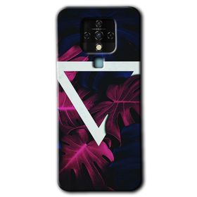 Tecno Camon 16 Mekanik Yaprak Baskılı Uyumlu Silikon Kılıf