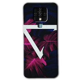Tecno Camon 16 Mekanik Yaprak Baskılı Uyumlu Silikon Kılıf
