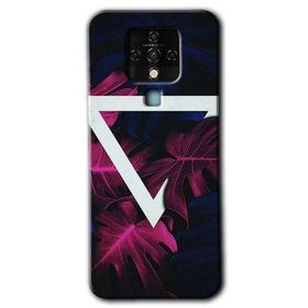 Tecno Camon 16 Mekanik Yaprak Baskılı Uyumlu Silikon Kılıf