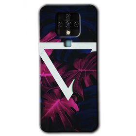 Tecno Camon 16 Mekanik Yaprak Baskılı Uyumlu Silikon Kılıf