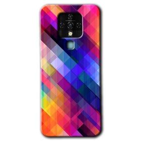 Tecno Camon 16 Multi Oblique Baskılı Uyumlu Silikon Kılıf