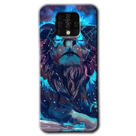 Tecno Camon 16 Neon Aslan Baskılı Uyumlu Silikon Kılıf