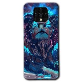Tecno Camon 16 Neon Aslan Baskılı Uyumlu Silikon Kılıf