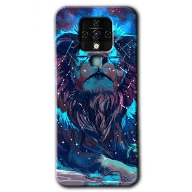 Tecno Camon 16 Neon Aslan Baskılı Uyumlu Silikon Kılıf