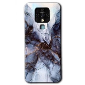 Tecno Camon 16 Otantik Mermer Baskılı Uyumlu Silikon Kılıf