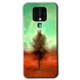 Tecno Camon 16 Outlines Paint Baskılı Uyumlu Silikon Kılıf