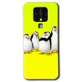 Tecno Camon 16 Penguenler Baskılı Uyumlu Silikon Kılıf
