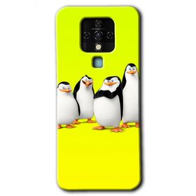 Tecno Camon 16 Penguenler Baskılı Uyumlu Silikon Kılıf