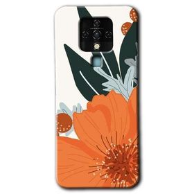 Tecno Camon 16 Portakal Çiçeği Baskılı Uyumlu Silikon Kılıf