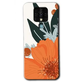 Tecno Camon 16 Portakal Çiçeği Baskılı Uyumlu Silikon Kılıf