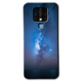 Tecno Camon 16 Samanyolu Baskılı Uyumlu Silikon Kılıf